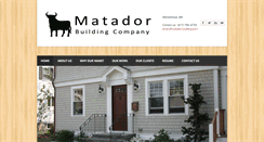 Desktop Screenshot of matadorbuilding.com